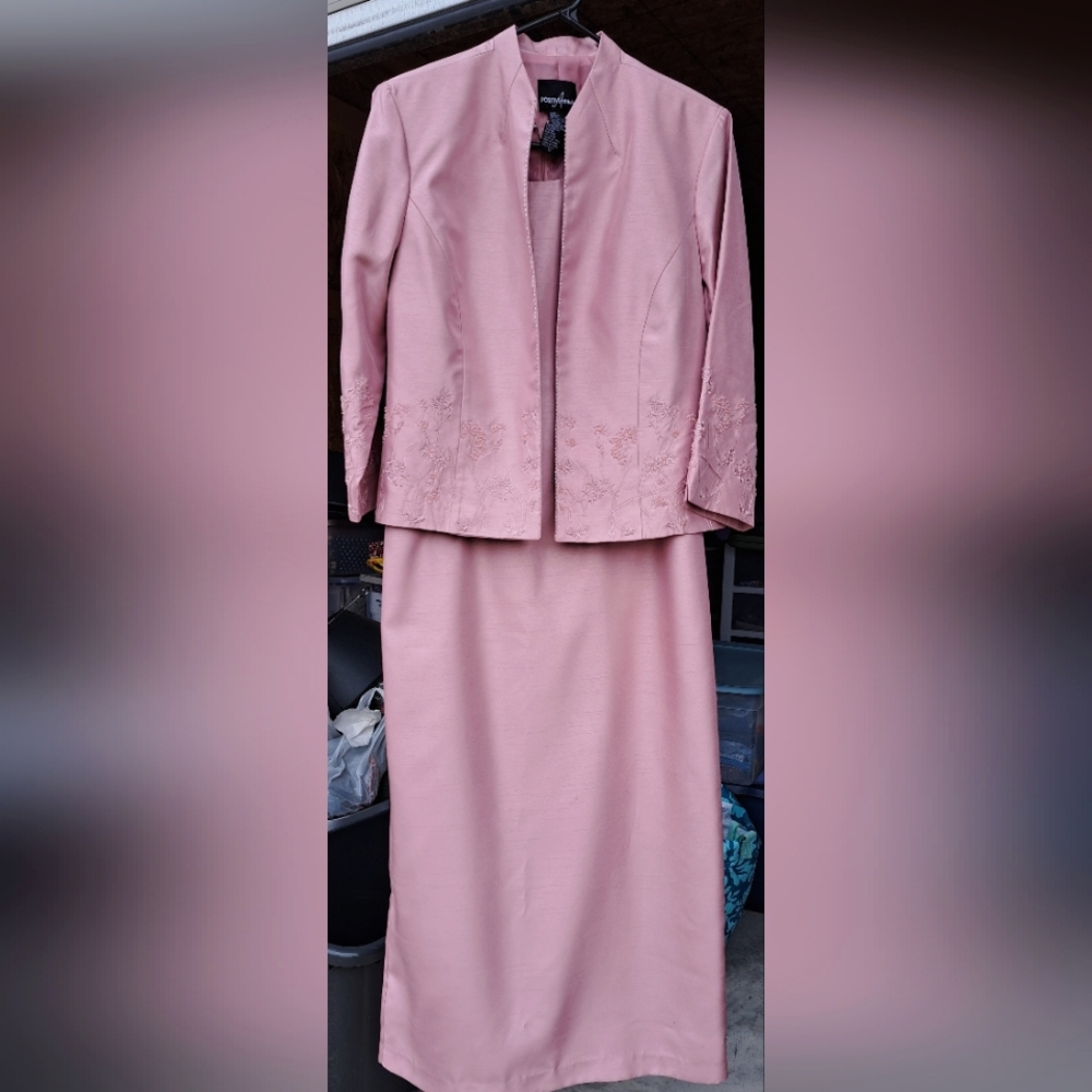 Positive Attitude Dusty Pink Two-Piece Women's Dress Set